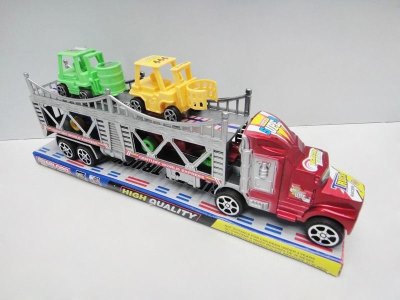 FRICTION TRUCK W/4CAR RED/BLUE - HP1034784