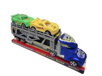 FRICTION TRUCK W/4CAR RED/BLUE - HP1034789