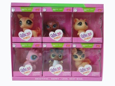 VINYL ANIMAL 6ASST 6PCS DISPLAY BOX - HP1035260