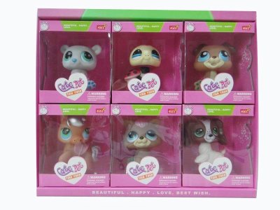 VINYL ANIMAL 6ASST 6PCS DISPLAY BOX - HP1035262