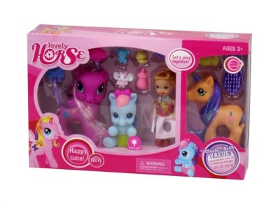 VINYL HORSE W/ACCESSORIES & LIGHT INCLUDED BUTTONCELL - HP1035439