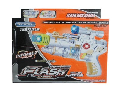 B/O GUN W/LIGHT & SOUND & INFRARED - HP1035451