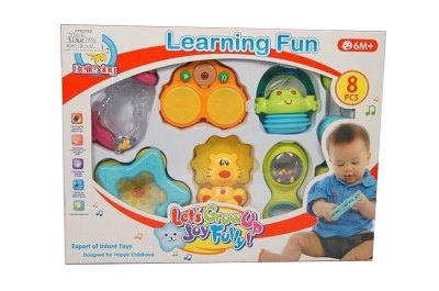 BABY RATTLE W/MISIC (8 PCS) - HP1035605
