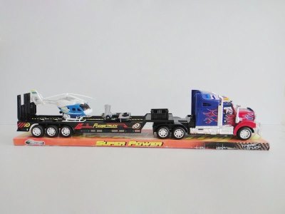 FRICTION TRUCK W/1 TRANSFORMER & 1 PULL LINE HELICOPTER - HP1035740