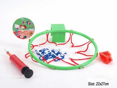 BASKETBALL GAME PLAY SET RED/BLUE/GREEN - HP1035822