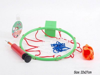 BASKETBALL GAME PLAY SET RED/BLUE/GREEN - HP1035824