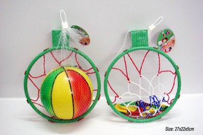 BASKETBALL GAME PLAY SET RED/BLUE/GREEN - HP1035830