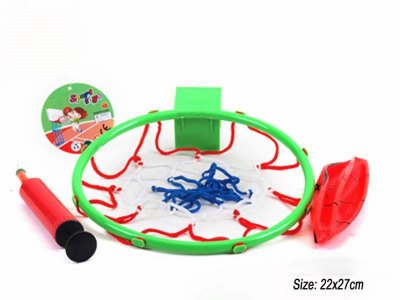 BASKETBALL GAME PLAY SET RED/BLUE/GREEN - HP1035831