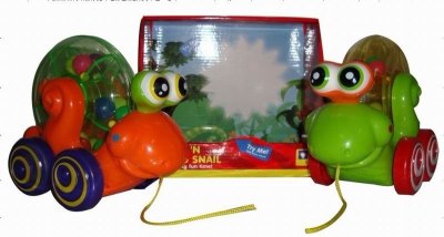PULL LINE SNAIL W/LIGHT & MUSIC GREEN/ORANGE - HP1035860