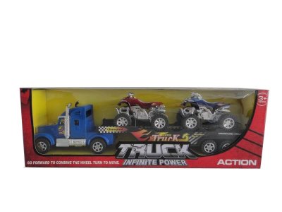 FRICTION TRUCK W/2 FREE WAY BEACH MOTOR RED/BLUE/BLACK - HP1036083