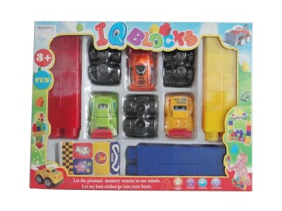 6PCS BLOCK CAR 3ASST/3COLOR - HP1036320