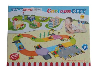 RAIL PARKING LOT W/3 FREE WAY CAR - HP1036491