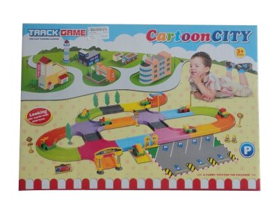 RAIL PARKING LOT W/5 FREE WAY CAR - HP1036494