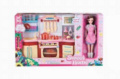 FURNITURE PLAY SET W/DOLL & LIGHT & SOUND - HP1036634