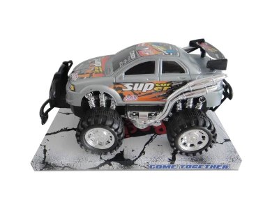FRICTION OFFROAD RACING CAR RED/BLUE/SILVER - HP1036670