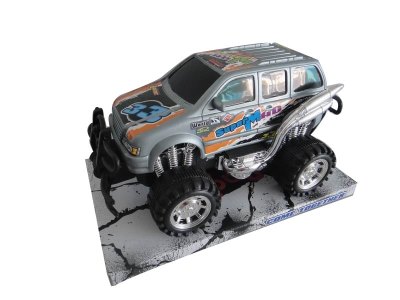 FRICTION JEEP RED/BLUE/SILVER - HP1036671