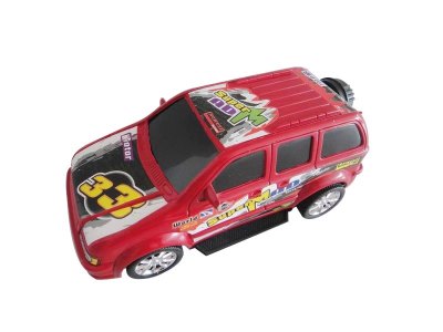 FRICTION JEEP RED/BLUE/SILVER - HP1036677