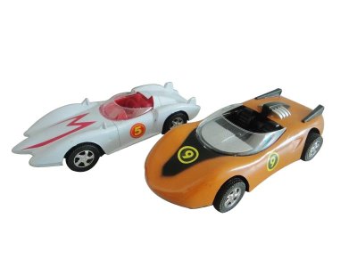 FRICTION CAR 2ASST YELLOW/WHITE - HP1036779