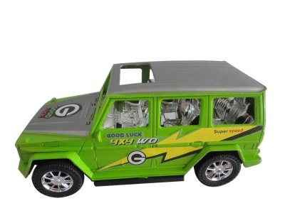 FRICTION CAR WHITE/YELLOW/GREEN - HP1036780