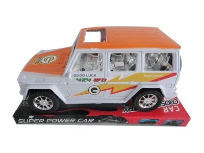 FRICTION CAR WHITE/YELLOW/GREEN - HP1036785