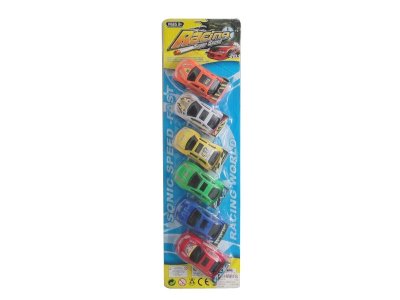 6PCS PULL BACK CAR  - HP1036791