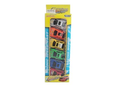 6PCS PULL BACK CAR  - HP1036794
