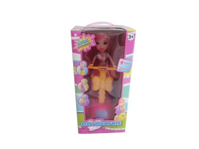 B/O BUMP AND GO STUNT DOLL W/LIGHT & MUSIC & MOTORCYCLE & SPIN 3ASST - HP1036803
