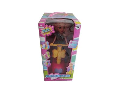 B/O BUMP AND GO STUNT DOLL W/LIGHT & MUSIC & MOTORCYCLE & SPIN 3ASST - HP1036804