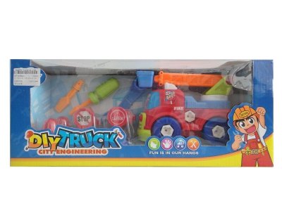 DIY FREE WAY FIRE ENGINE CAR  - HP1036824