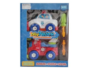 DIY FREE WAY CONSTRUCTION CAR & FIRE ENGINE CAR  - HP1036841