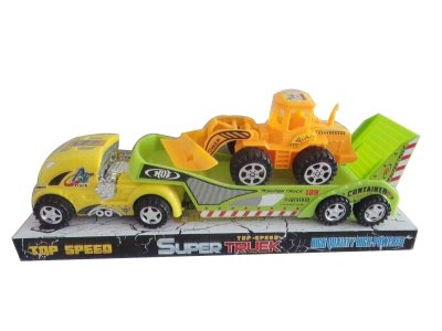 FRICTION TRUCK W/CONSTRUCTION CAR  2ASST - HP1037276