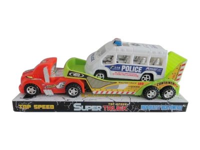 FRICTION TRUCK W/POLICE CAR  2ASST - HP1037277