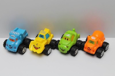 FREE WAY CONSTRUCTION CAR 4ASST ORANGE/YELLOW/BLUE/GREEN - HP1037305