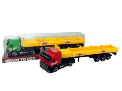 FRICTION CONTAINER TRUCK RED/GREEN - HP1037345