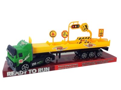 FRICTION CONTAINER TRUCK RED/GREEN - HP1037346
