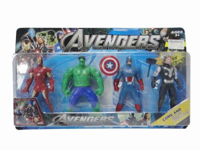 4PCS AVENGERS W/LIGHT & MUSIC 4ASST 4COLOR - HP1037350