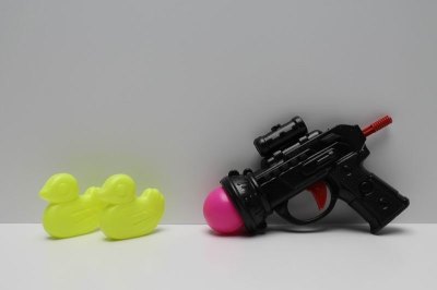 PINGPONG SHOOT GUN W/DUCK GREEN/BLACK/RED - HP1037449