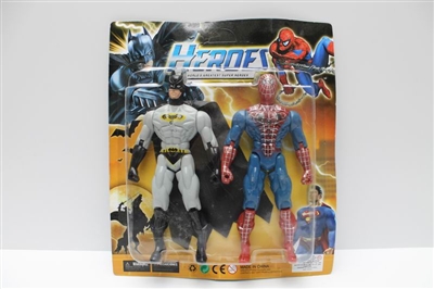 SUPER HEROES W/LIGHT 2PCS - HP1037473