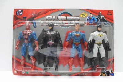SUPER HEROES W/LIGHT 4PCS - HP1037488