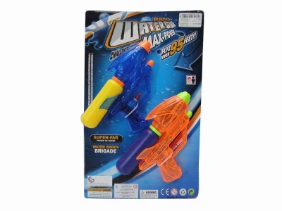 2PCS WATER GUN ORANGE/BLUE - HP1037602