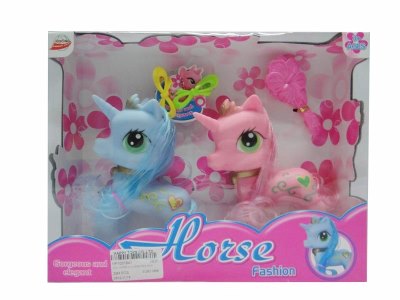VINYL HORSE W/ACCESSORIES 2PCS - HP1037642