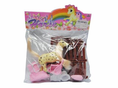 HORSE W/ACCESSORIES 3COLOR - HP1037657