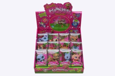 VINYL CARTOON ANIMAL 12ASST 12PCS/DISPLAY BOX - HP1037789