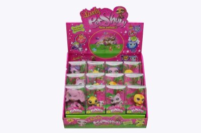 VINYL CARTOON ANIMAL 10ASST 12PCS/DISPLAY BOX - HP1037790