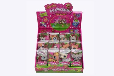 VINYL CARTOON ANIMAL 12ASST 12PCS/DISPLAY BOX - HP1037792