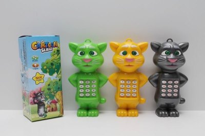 TOM CAT MOBILE PHONE W/LIGHT & MUSIC GREY/YELLOW/GREEN - HP1037882