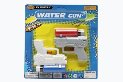 2PCS WATER GUN (SOLID COLOR) WHITE/GREY - HP1037918