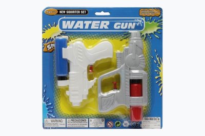 2PCS WATER GUN (SOLID COLOR) WHITE/GREY - HP1037922