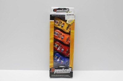 4PCS PULL BACK POLICE CAR RED/YELLOW/BLUE/ORANGE - HP1037998