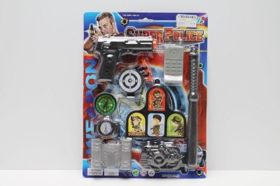 POLICE PLAY SET WITH TARGET SPONTOON - HP1038004
